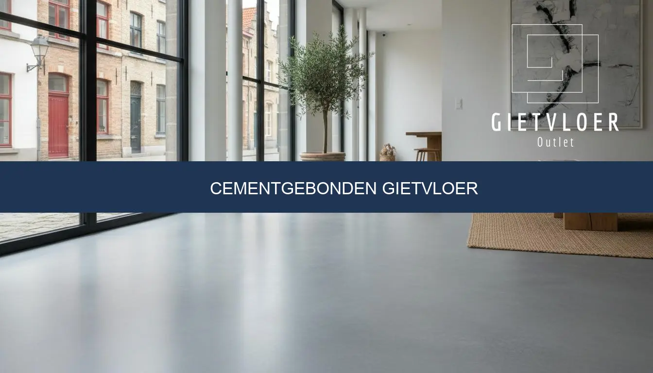 Cementgebonden gietvloer: prijs, voordelen & offerte