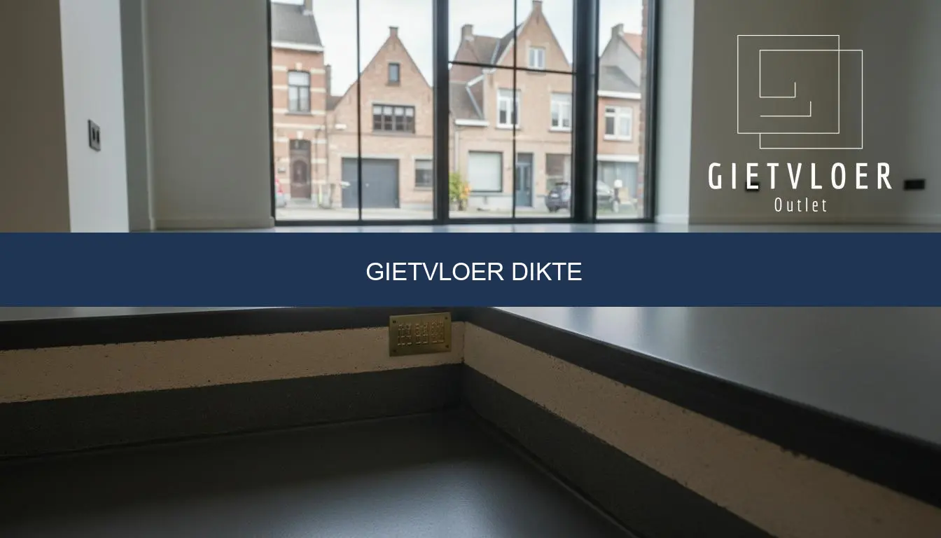 Gietvloer dikte: hoeveel mm heb je écht nodig?