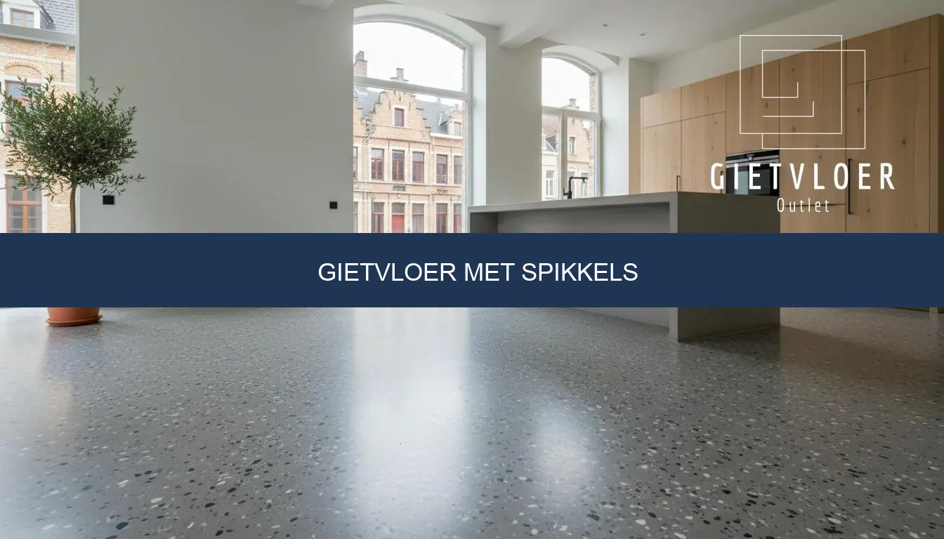 Gietvloer met spikkels: uniek, strak en onderhoudsvriendelijk