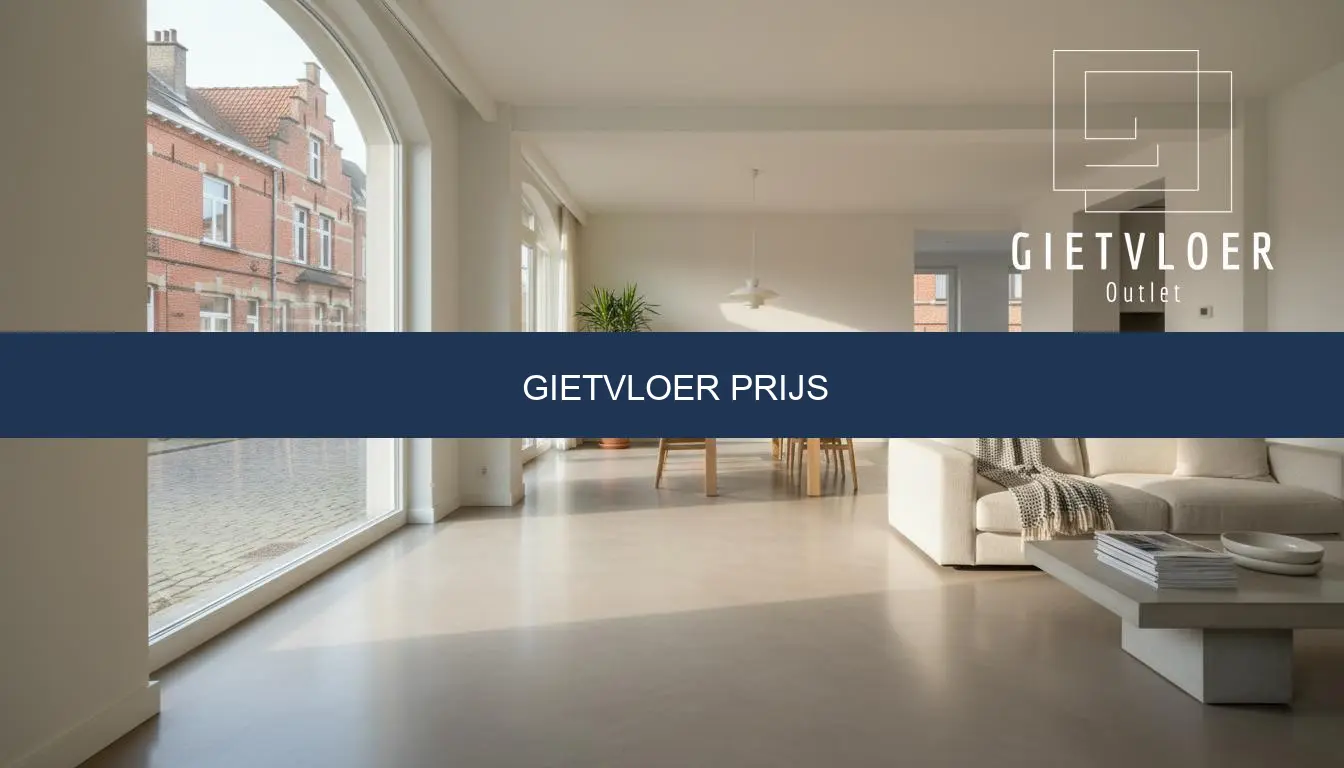 Gietvloer prijs 2026: kosten per m² + offerte op maat