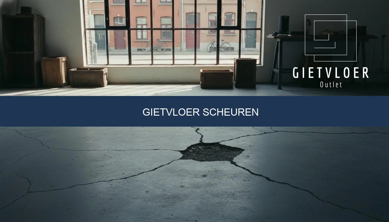 Gietvloer scheuren herstellen: oorzaken, aanpak & advies
