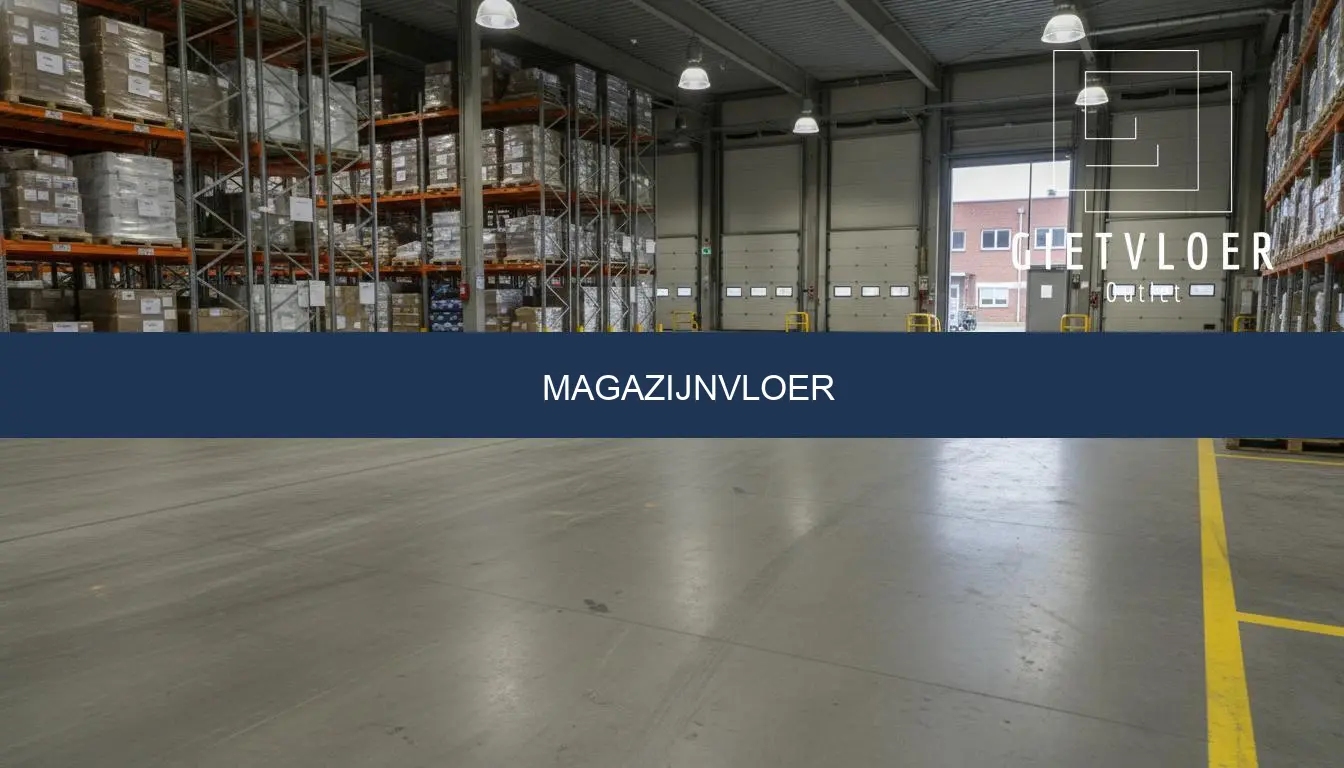 Magazijnvloer voor zware belasting: advies & offerte